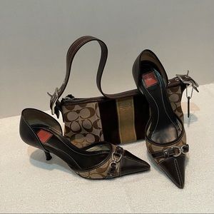 Coach Purse and Shoes - Size 6.5